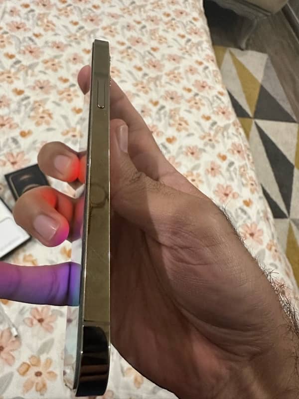 iPhone 12 Pro 128gb gold PTA approved 84% battery health 4