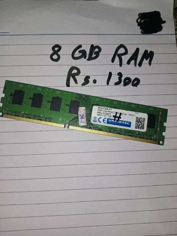 8GB RAM 10 by 10 condition 0