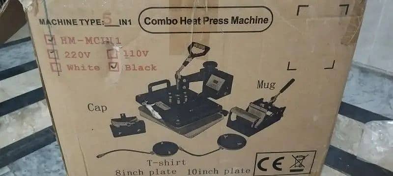 5 in 1 Heat press machine 3