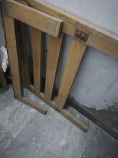 wooden single bed for sale