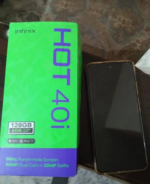 Infnix Hot 40i 8/128 no open no repair 5 month warranty all ok 4