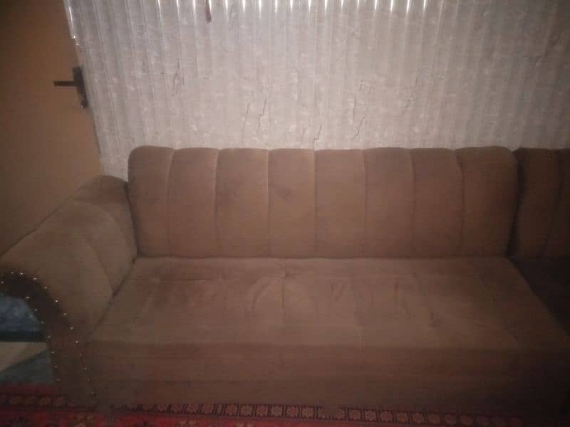 L shape sofa set 1