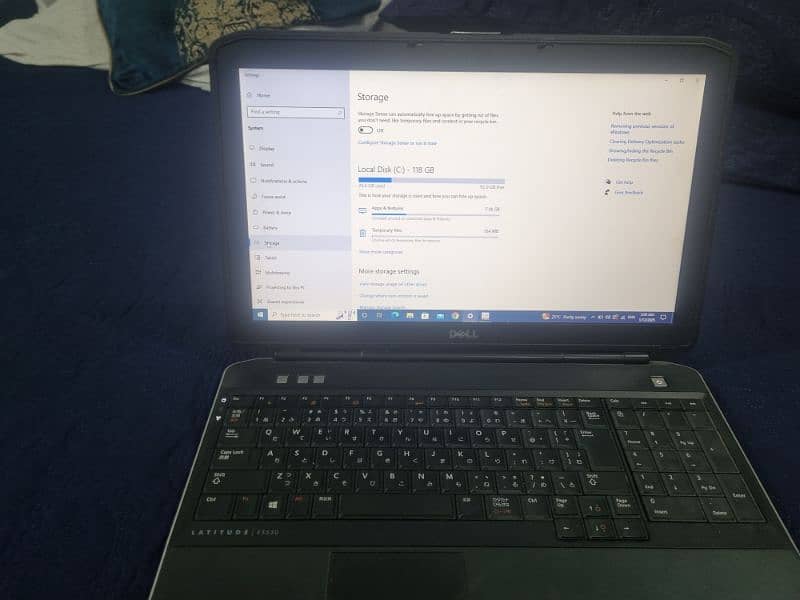 Dell Labtop Core i5 2gb Ram 256gb storag with Orignal Charger 2