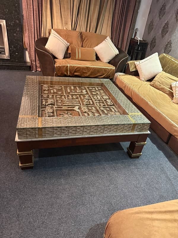 Qalamkar table 100% orignal solid wood 0