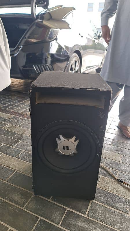 JBL original Wooferbox with 4000 Watt kilopad. 1