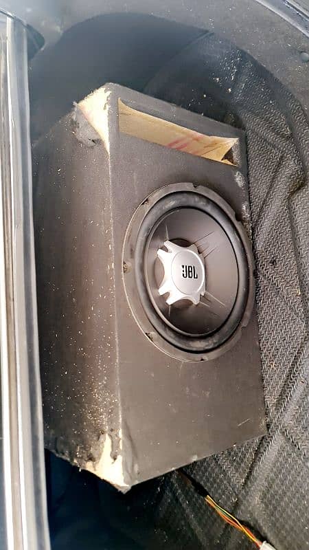 JBL original Wooferbox with 4000 Watt kilopad. 2