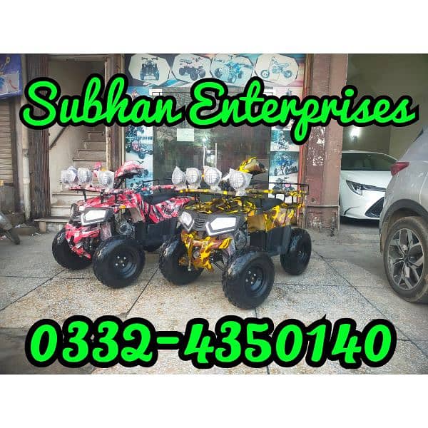 125cc Sports Bumper Model Atv Quad Bikes Delivery In All Pakistan 0