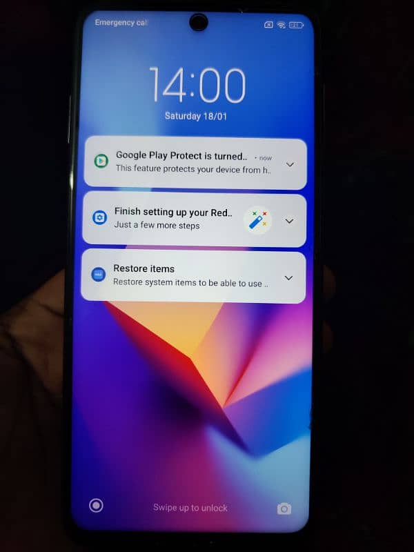 redmi note 9s white only back change and charger jack condition 90% 1