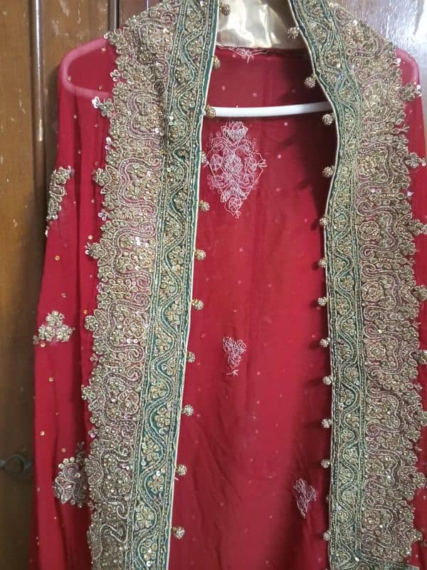 Red bridal dress 6