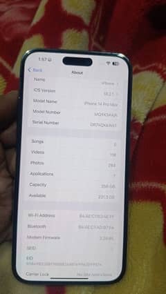 Iphone 14 pro max 256gb