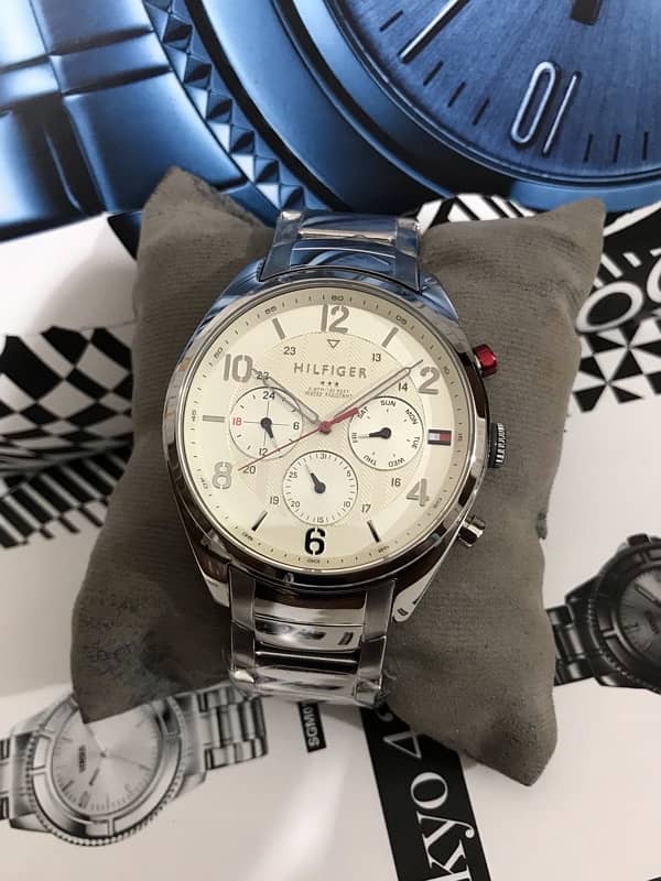 HILFIGER-BRAND NEW WATCH-RADO-OMEGA-ROLEX-CITIZEN-SEIKO-TAG-ARMANI-KOR 1