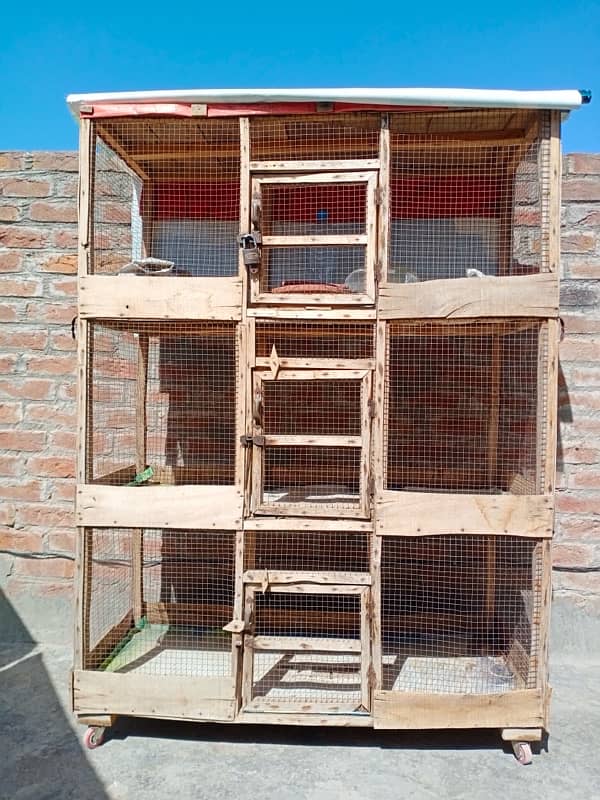 Three portion cage with tyres 2