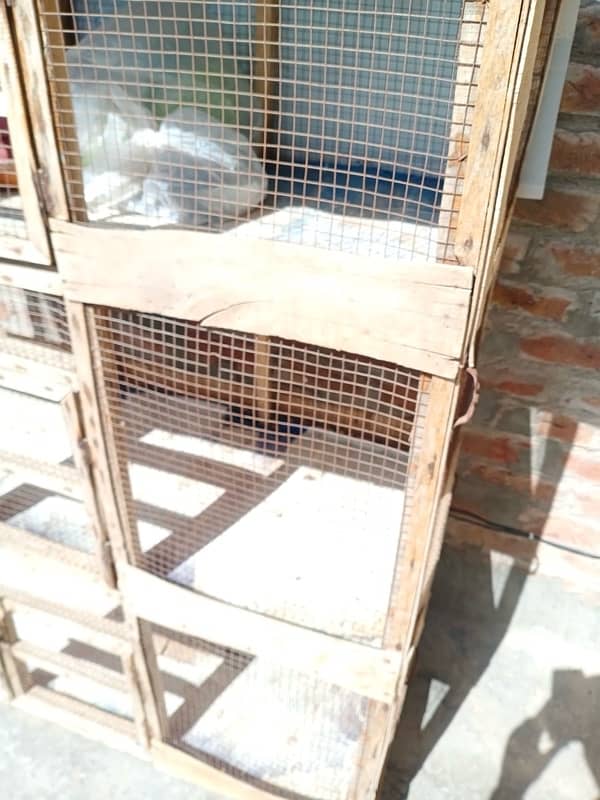 Three portion cage with tyres 3