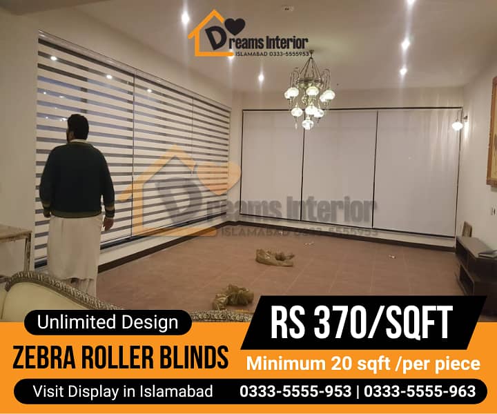 window blinds | roller blinds | zebra blinds | price in Islamabad 1