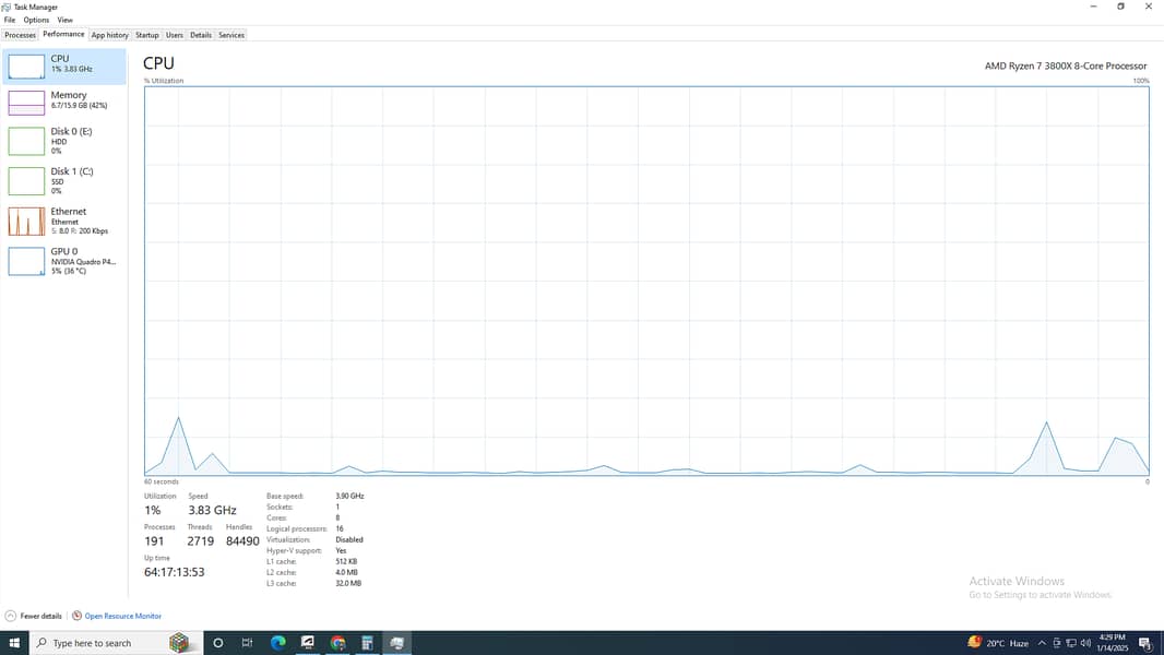 Gaming pc RYZEN 7 3800 X 3