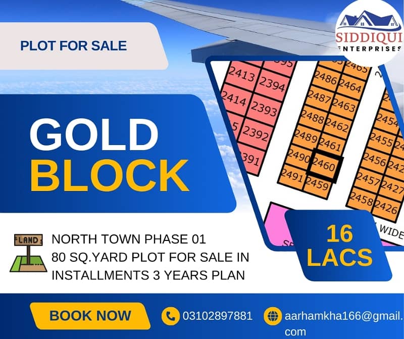 PLOT FOR SALE IN INSTALLMENTS PHASE 01 0