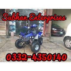 125cc Sports Raptor Atv Quad 4 Wheels Bikes Delivery In All Pakistan