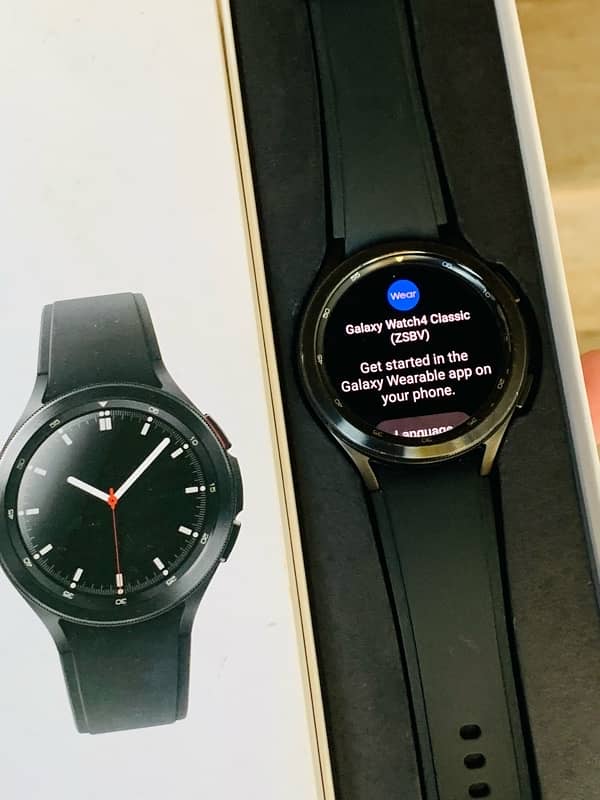 Samsung Galaxy Watch 4 Classic 46mm Complete Box 9/10 Condition 1