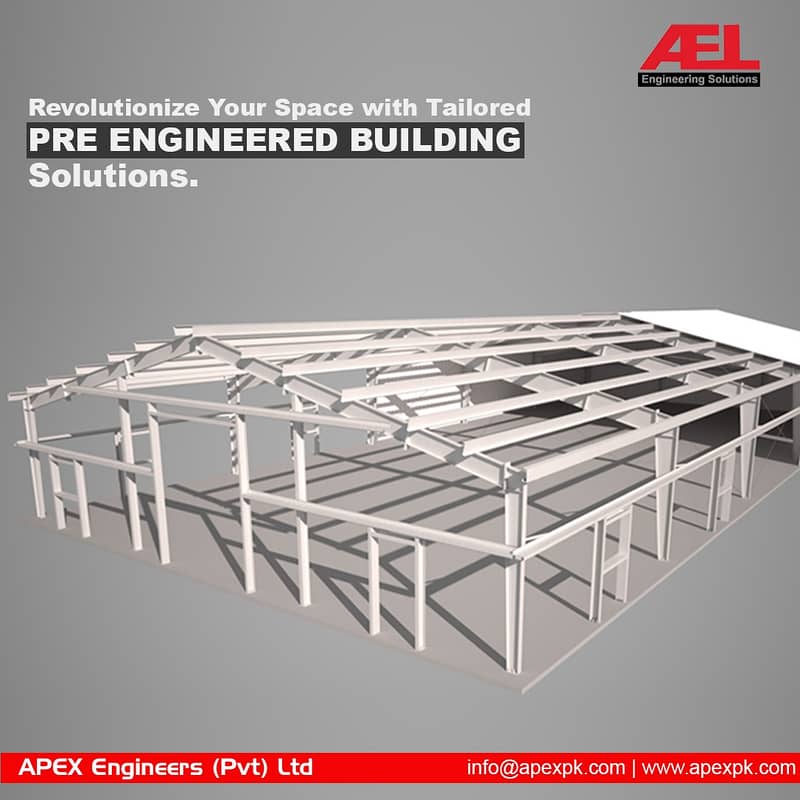 Steel Structure Sheds / PEB Sheds / PRE-ENGINEERED BUILDING 0