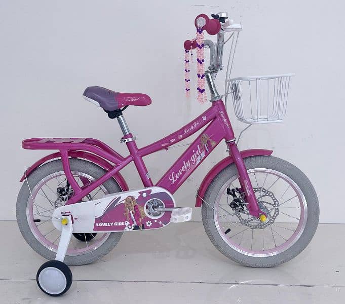 New Barbie 12/16 size bicycle imported box pack 3