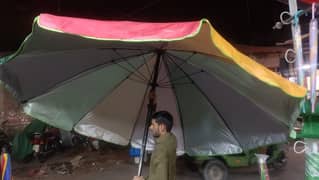 Umbrellas/Green net jali/Labour tnts