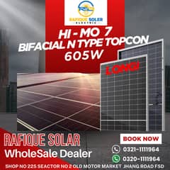 Longi panel Himo 7 / 605W / Solar / Wholesale Dealer solar / longi