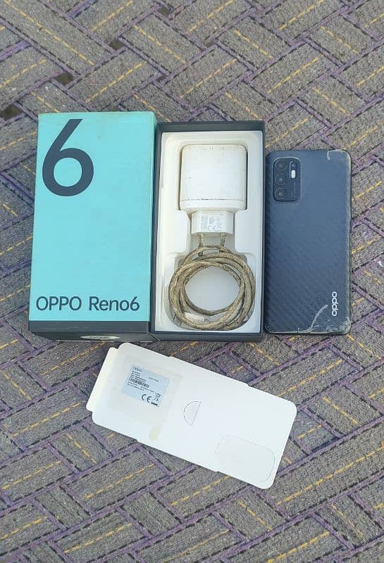 Oppo reno 6 like new 0