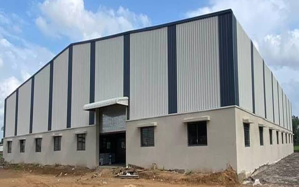 PEB sheds, dairy sheds, industrial steel structure , Factory sheds 6