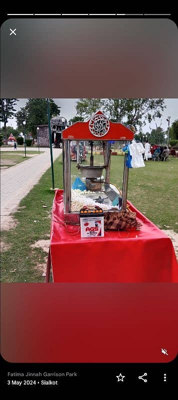 automatic popcorn machine 1