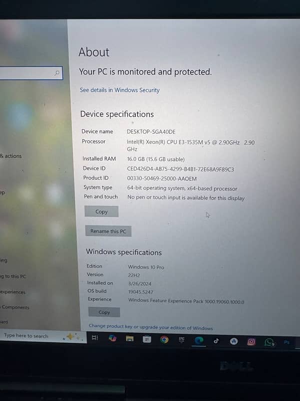 DELL PRECISION 7510 , 4K DISPLAY , 4GB nvidea GRAPHIC CARD , 3