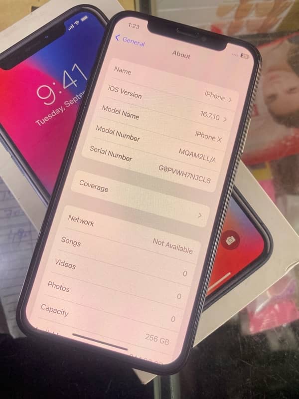 iphone X 256 GB (PTA Approved) 2