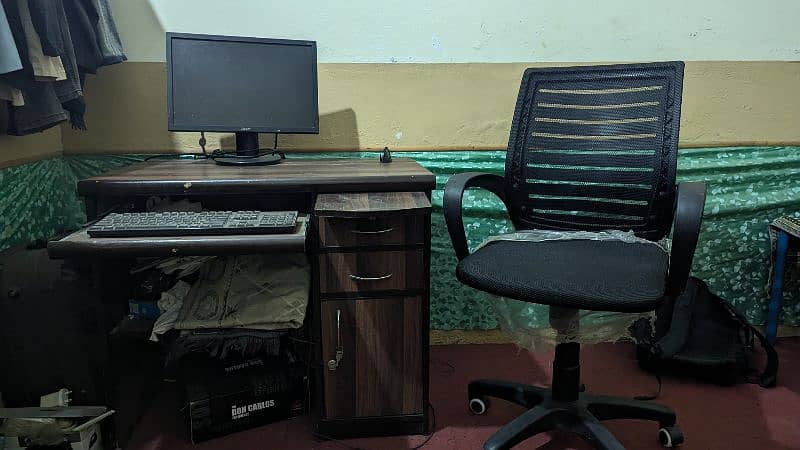 Office Table and Chair | Perfect for Computer 0