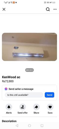 kenwood 1.5 ton