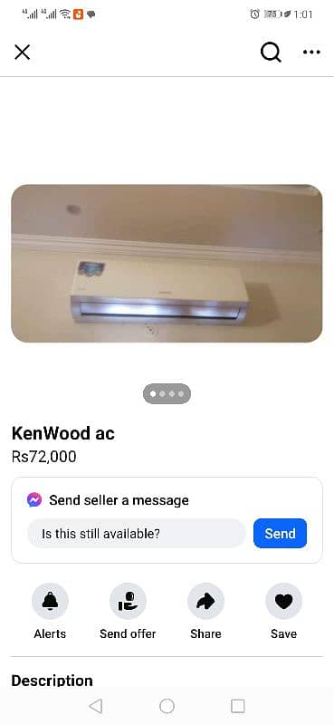 kenwood 1.5 ton 0