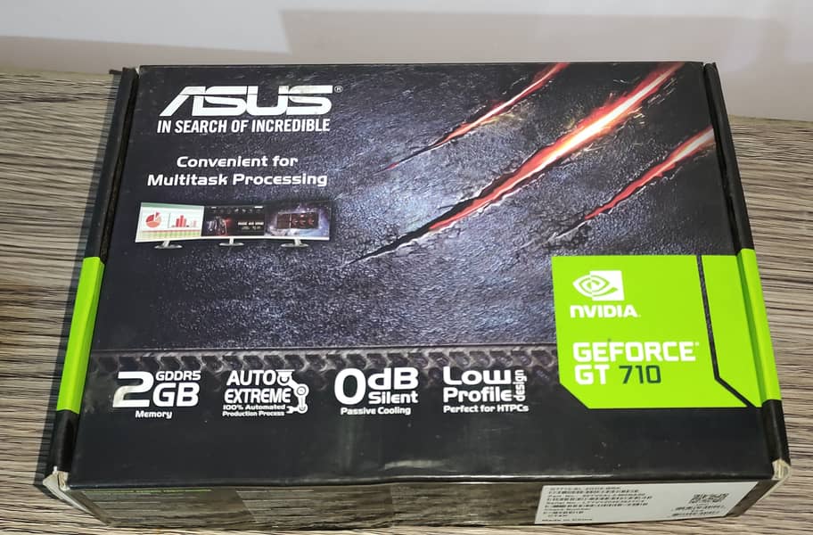 ASUS NVIDIA GeForce GT 710 2GB Graphics Card 0