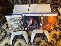 PS5 slim like new only PS5 box and all accessior. no game