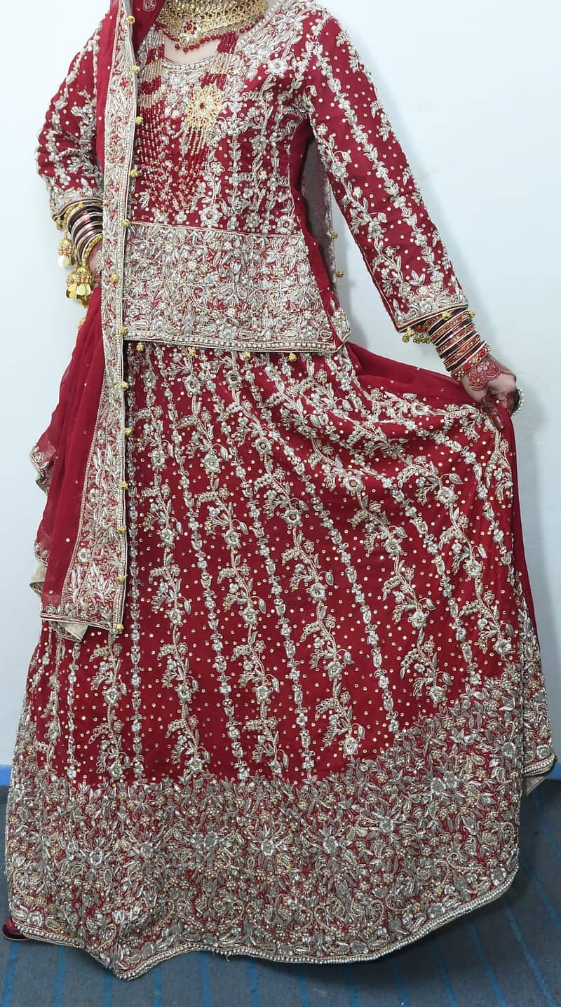 *Bridal lehenga | ready to wear | Deziner lehenga | Red lehenga* 2