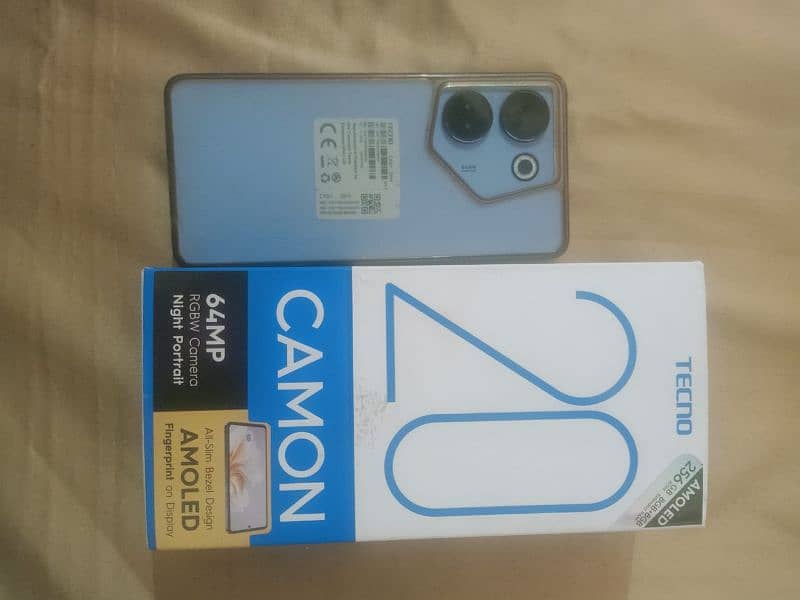 Techno Camon 20- 5 Month warranty Remaining 4