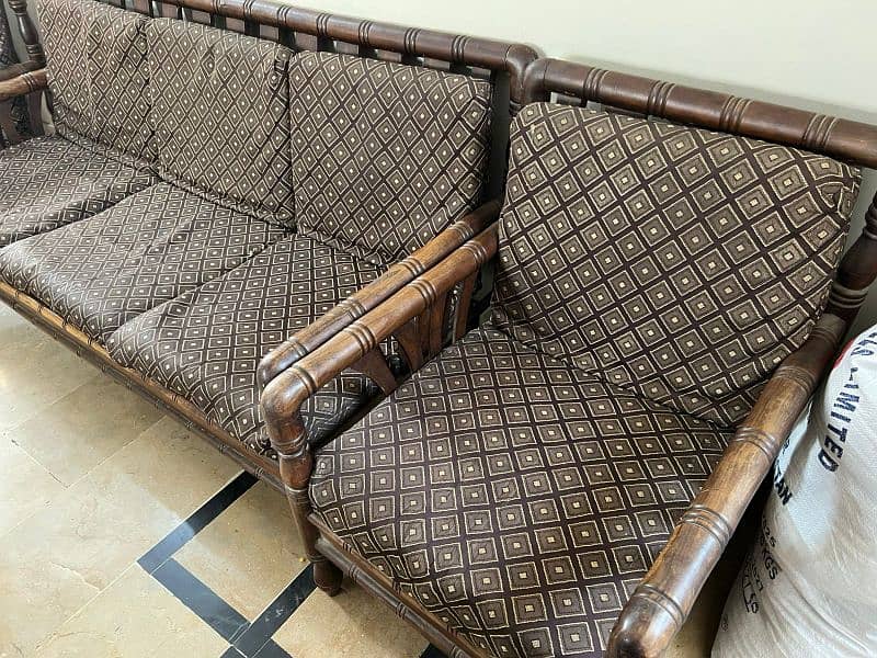 vintage sofa set - 5 seater (antique 0