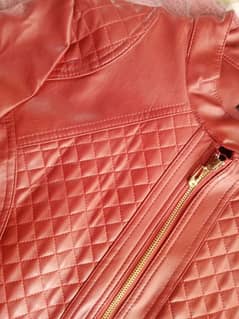 new branded leather jacket beautiful red colour leather jacket