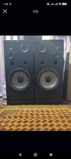 12 inch Speakers Pair with Sony Tweeters