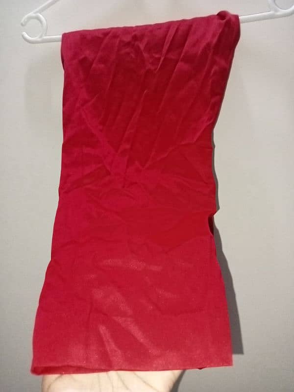 Red maxi for girls kids 3 piece STICHED 5