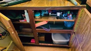 dressing table with mirror