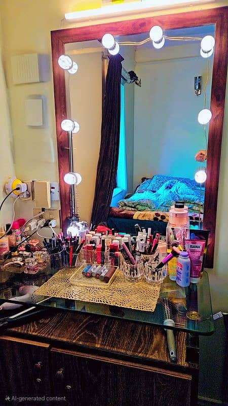 dressing table with mirror 1