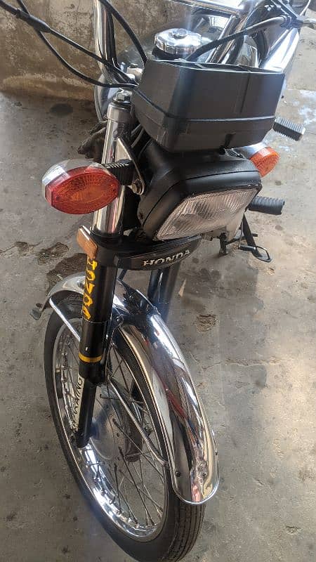 hunda 125 self start 2021 model laction TandoAllahyar 8