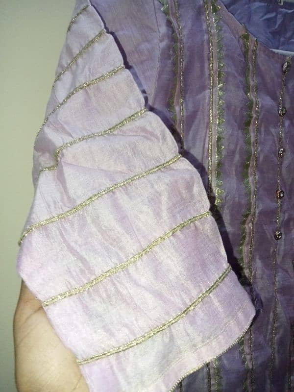 Lilac kurti formal with trouser 2