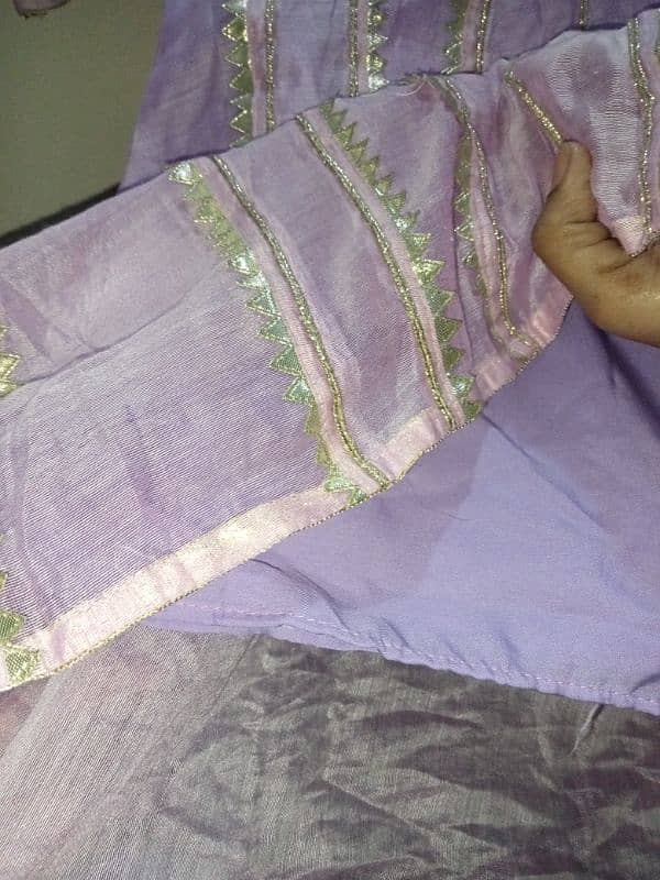 Lilac kurti formal with trouser 3