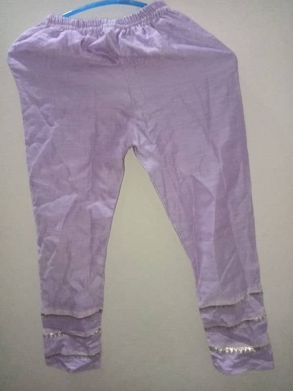 Lilac kurti formal with trouser 4