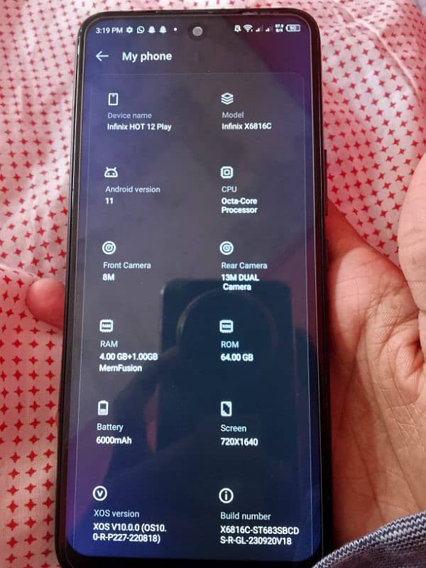 Infinix hot 12 play 4+3 gb ram best budget phone 2