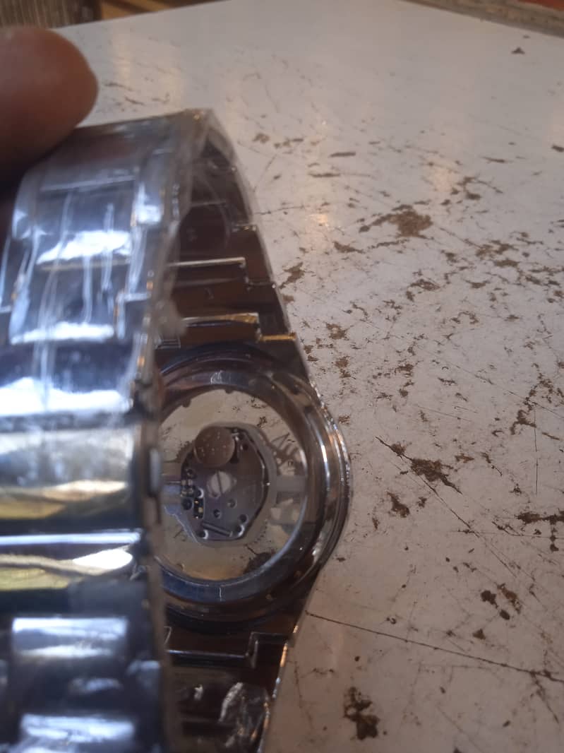 Transparent skeleton watch 1